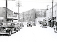 Early downtown Gresham covered in snow