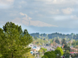 A photo of the sunrise in Gresham, with Mt. Hood in the background