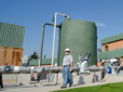 Large tank containing grease, used to create energy. 