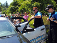Gresham police cadets at Summer Kids in the Park event