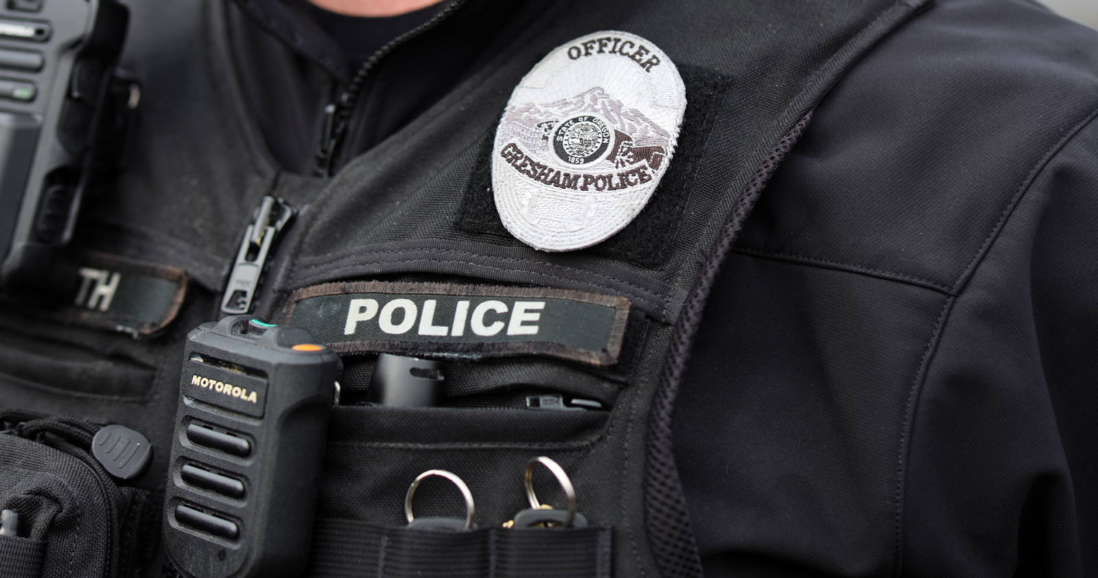 Gresham Police officer badge
