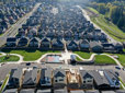 Aerial view of Pleasant Valley subdivision